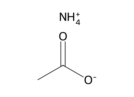 Ammonium Acetate molecular structure