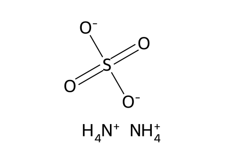 Ammonium Sulphate molecular structure