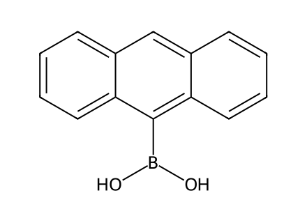 Anthracene-9-boronic acid molecular structure
