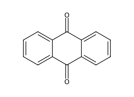 Anthraquinone molecular structure