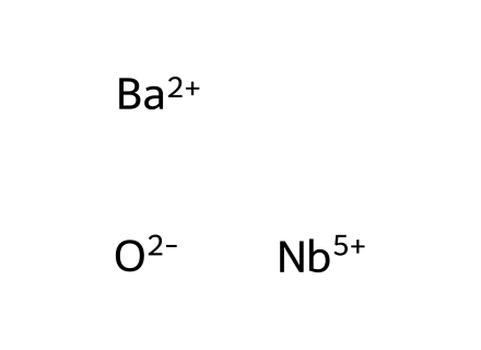 Barium niobium oxide molecular structure