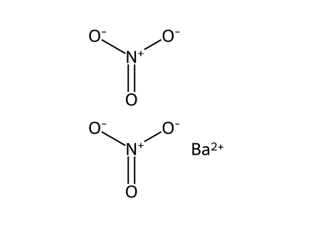 Barium Nitrate molecular structure