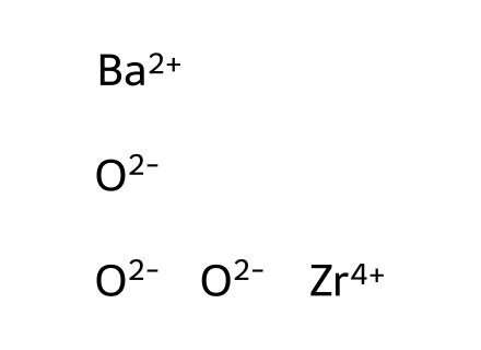 Barium zirconium oxide molecular structure