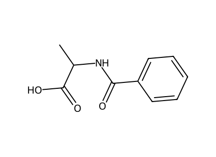 Benzoyl-DL-Alanine molecular structure