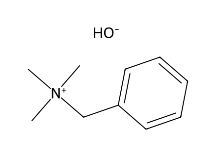 Benzyltrimethylammonium Hydroxide, 40 Wt molecular structure