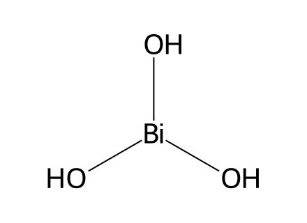 Bismuth hydroxide molecular structure
