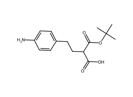 Boc-4-(4-aminophenyl)butanoic acid molecular structure