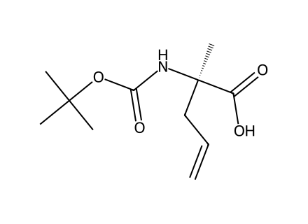 Boc-alpha-allyl-L-alanine molecular structure