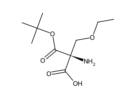 Boc-(S)-2-amino-3-ethoxypropionic acid molecular structure