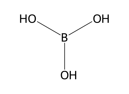 Boric Acid, Reagentplus Tm molecular structure