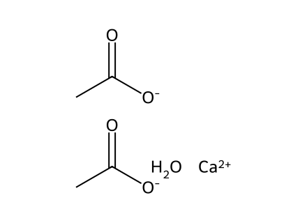 Calcium acetate hydrate, Puratronic« molecular structure