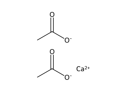 Calcium Acetate molecular structure