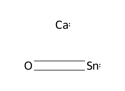 Calcium tin oxide molecular structure
