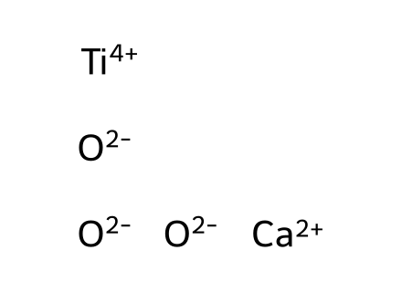 Calcium titanium oxide, 99+% (metals basis) molecular structure