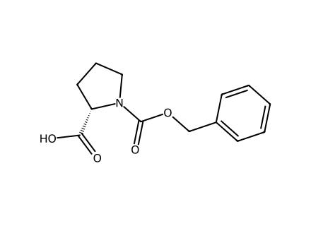 Carbobenzyloxy-L-Proline molecular structure