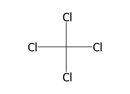 Carbon Tetrachloride molecular structure