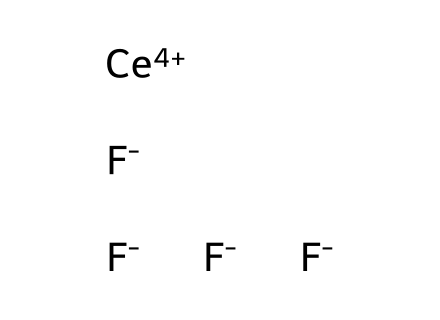 Cerium(Iv) Fluoride molecular structure
