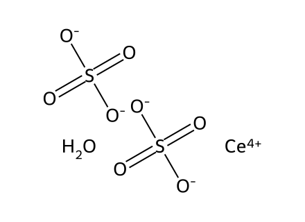 Cerium(IV) sulfate hydrate molecular structure