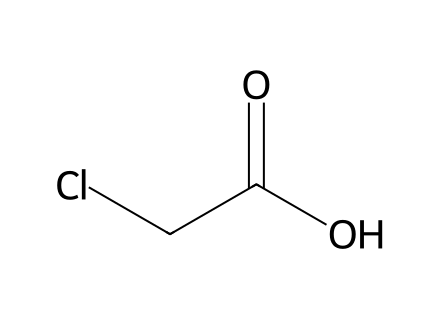 Chloroacetic Acid molecular structure