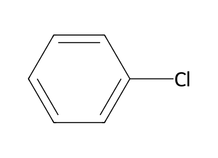 Chlorobenzene, Reagentplus molecular structure