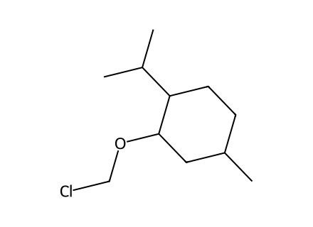 (+)-Chloromethyl Menthyl Ether molecular structure