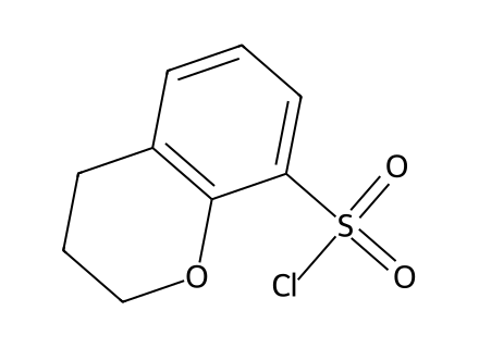 Chroman-8-sulfonyl chloride molecular structure