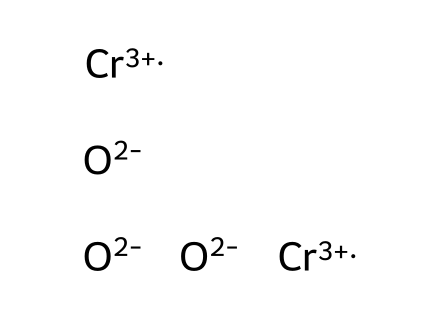 Chromium Oxide Green (Chromic Oxide) molecular structure