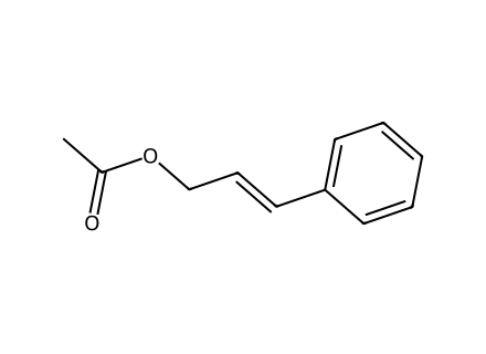 Cinnamyl Acetate molecular structure