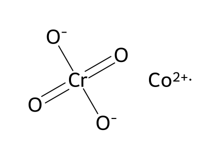Cobalt chromate molecular structure