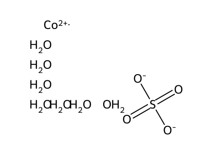 Cobalt(II) sulfate heptahydrate, Puratoronic« molecular structure