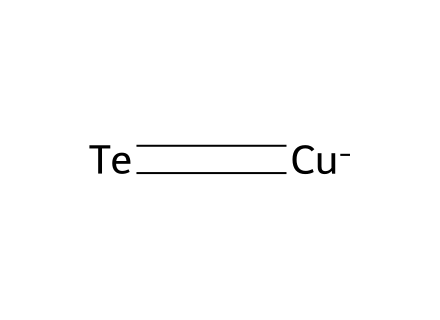 Copper (I) telluride molecular structure