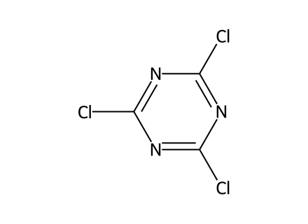Cyanuric chloride molecular structure