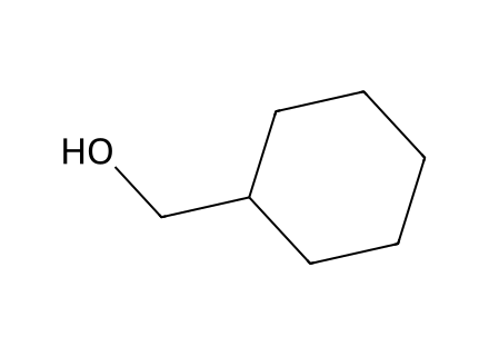 Cyclohexanemethanol molecular structure