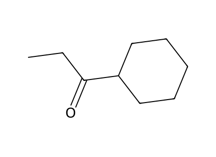 Cyclohexyl ethyl ketone molecular structure