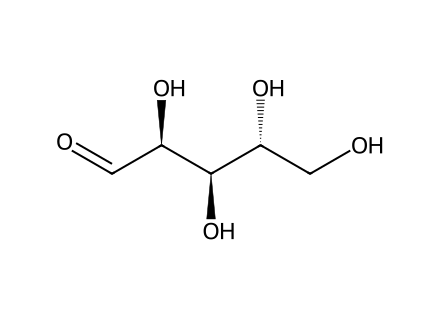 D-(-)-Arabinose molecular structure