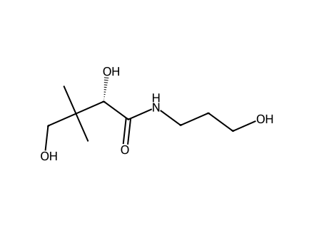 D-Panthenol molecular structure