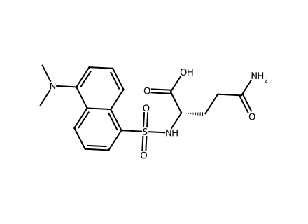 Dansyl-L-Glutamine molecular structure