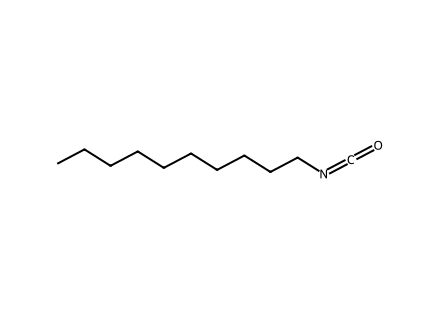 Decyl ISOcyanate molecular structure