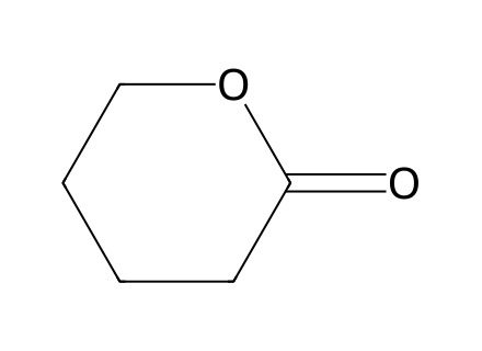 Delta-Valerolactone molecular structure