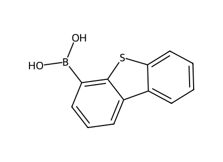 Dibenzothiophene-4-boronic acid molecular structure