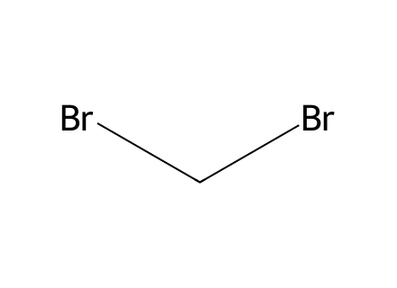 Dibromomethane molecular structure