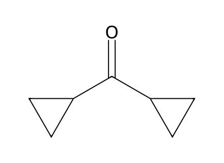 Dicyclopropyl ketone molecular structure