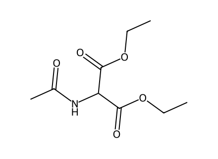 Diethyl Acetamidomalonate structural formula