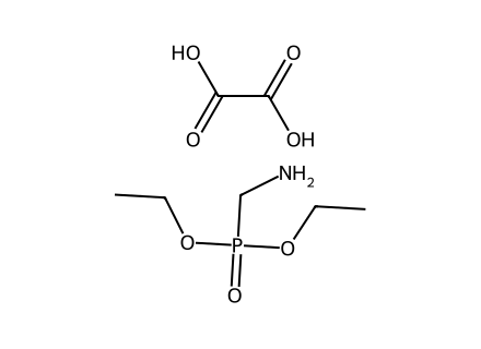 Diethyl (aminomethyl)phosphonate oxalate molecular structure
