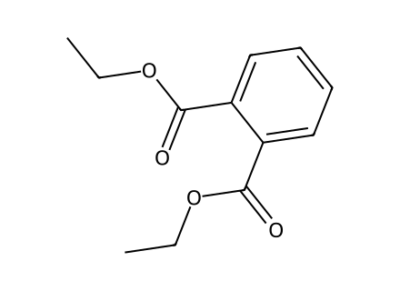 Diethyl Phthalate (DEP) molecular structure