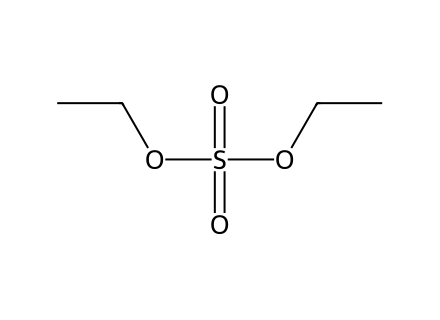 Diethyl Sulphate molecular structure