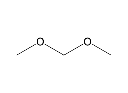 Dimethoxymethane molecular structure
