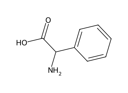 DL-2-Phenylglycine molecular structure