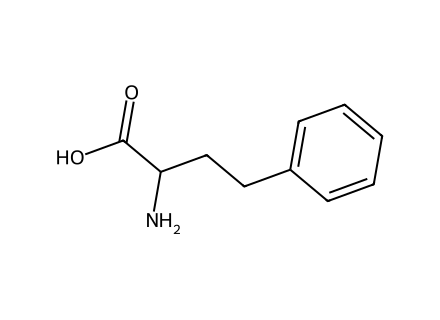 DL-Homophenylalanine structural formula
