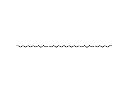 Dodecaethylene Glycol molecular structure